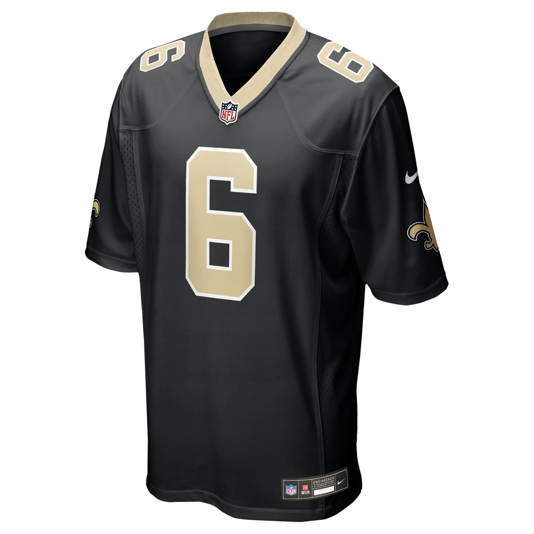 Tyler Shough New Orleans Saints Gold Alternate Game Player Jersey