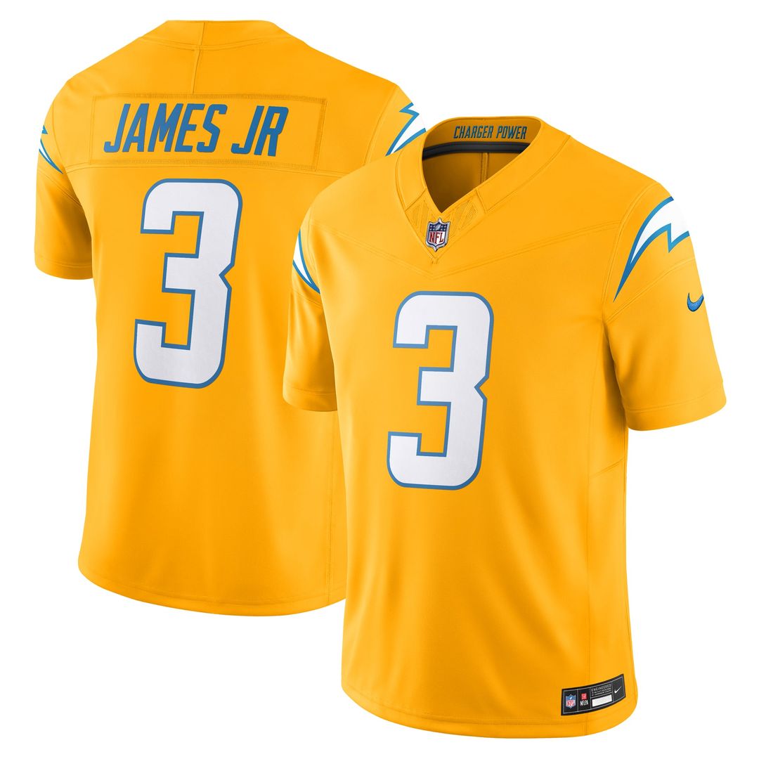 Derwin James Jr. Los Angeles Chargers Gold Alternate Charger Power Vapor F.U.S.E. Limited Jersey
