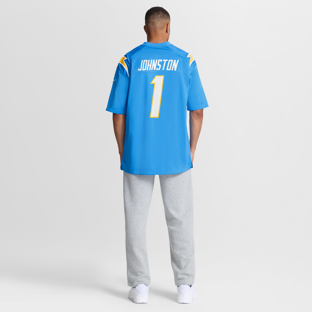 Quentin Johnston Los Angeles Chargers Powder Blue Game Player Jersey