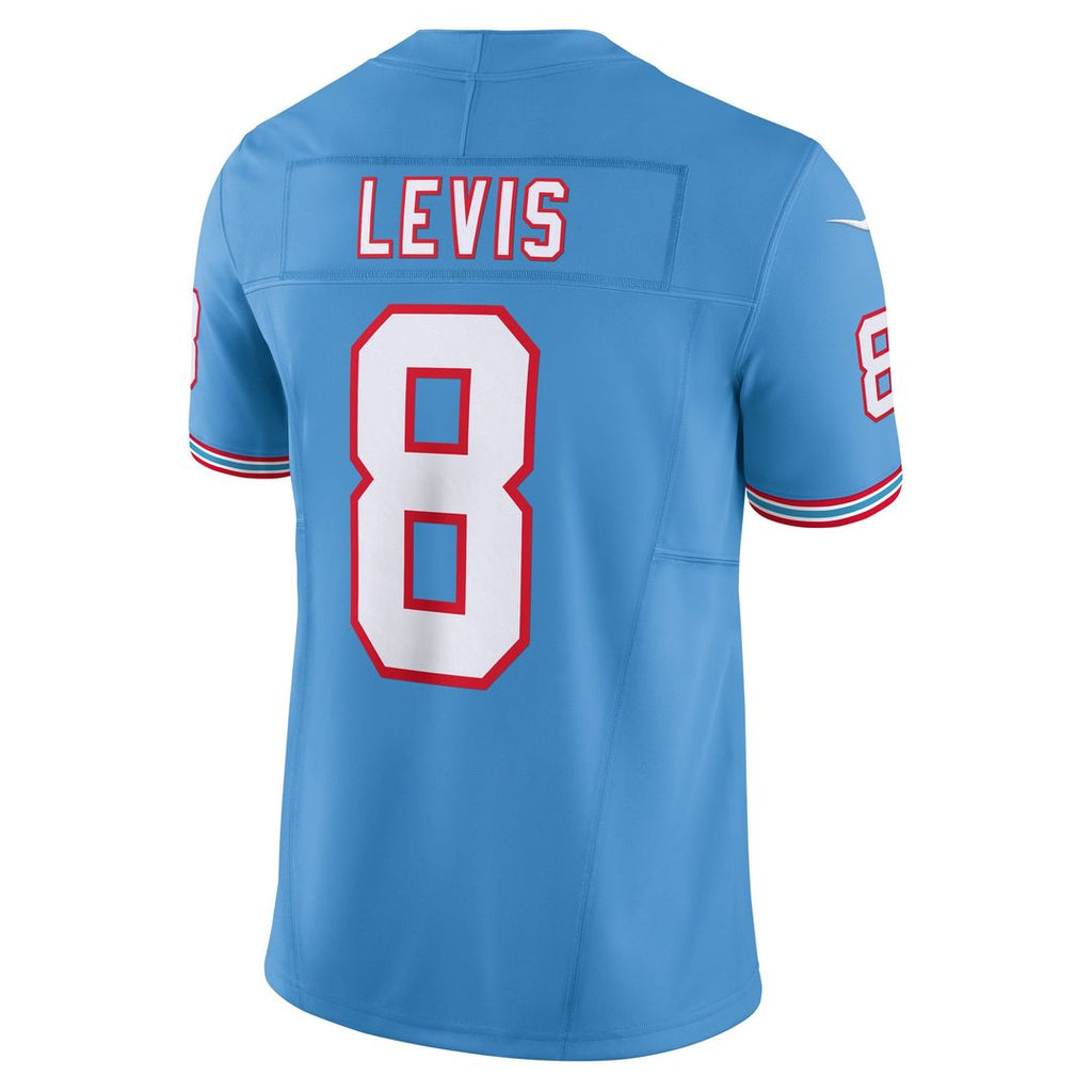 Will Levis Tennessee Titans Light Blue Alternate Oilers Throwback Vapor F.U.S.E. Limited Jersey