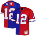 Jim Kelly Buffalo Bills Royal/Red 1990 Split Legacy Replica Jersey