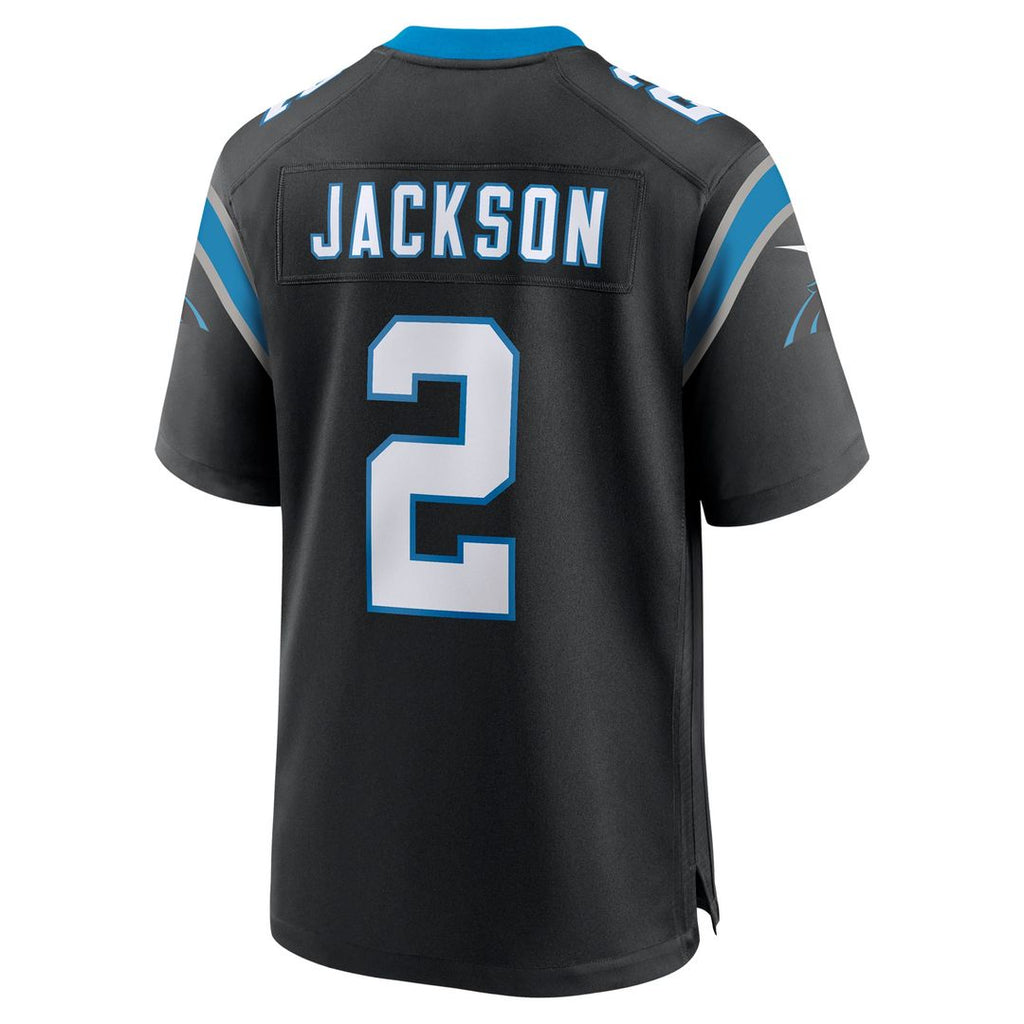 Mike Jackson Carolina Panthers Black Game Jersey
