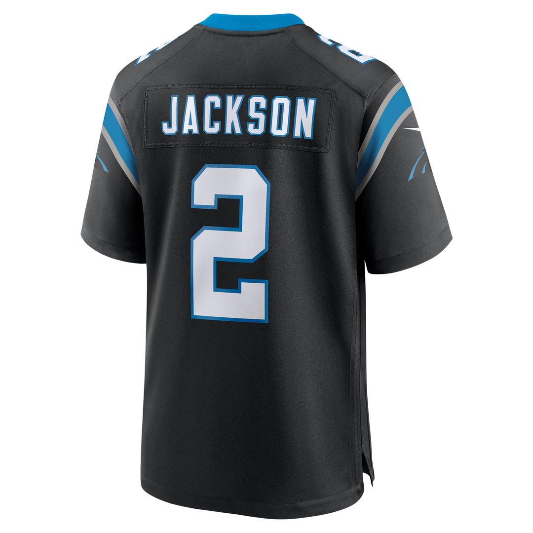 Mike Jackson Carolina Panthers Black Game Jersey