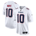 Drake Maye New England Patriots Tundra White Game Jersey
