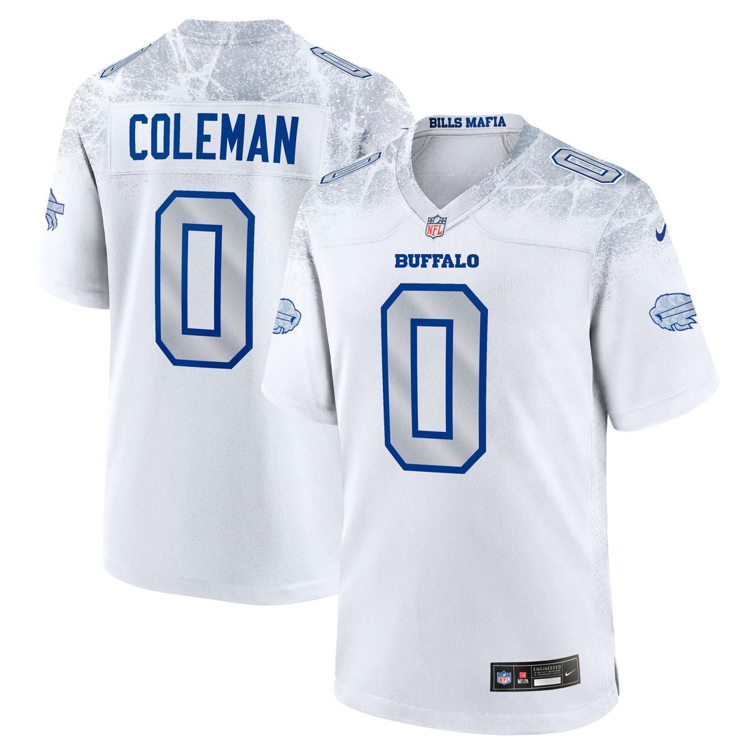 Keon Coleman Buffalo Bills White Rivalries Collection Game Jersey
