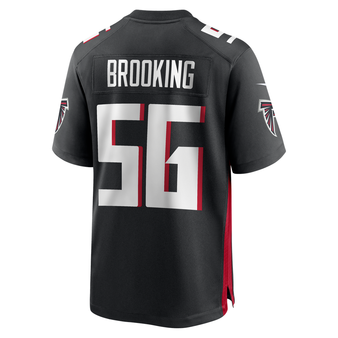 Keith Brooking Atlanta Falcons Black Game Retired Player Jersey