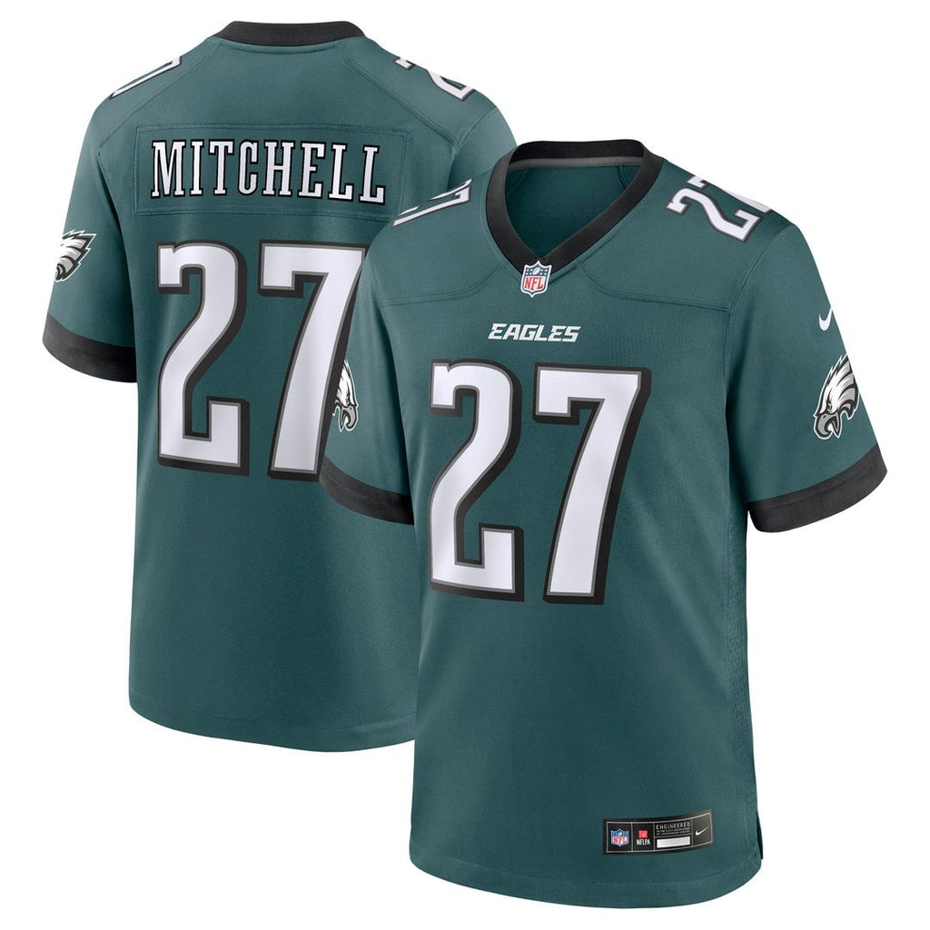 Quinyon Mitchell Philadelphia Eagles Midnight Green Player Game Jersey