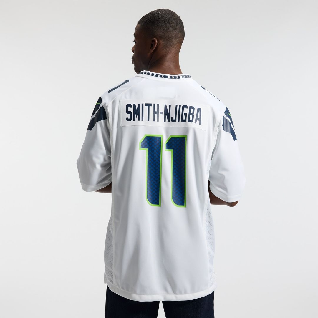 Jaxon Smith-Njigba Seattle Seahawks College Navy Game Jersey