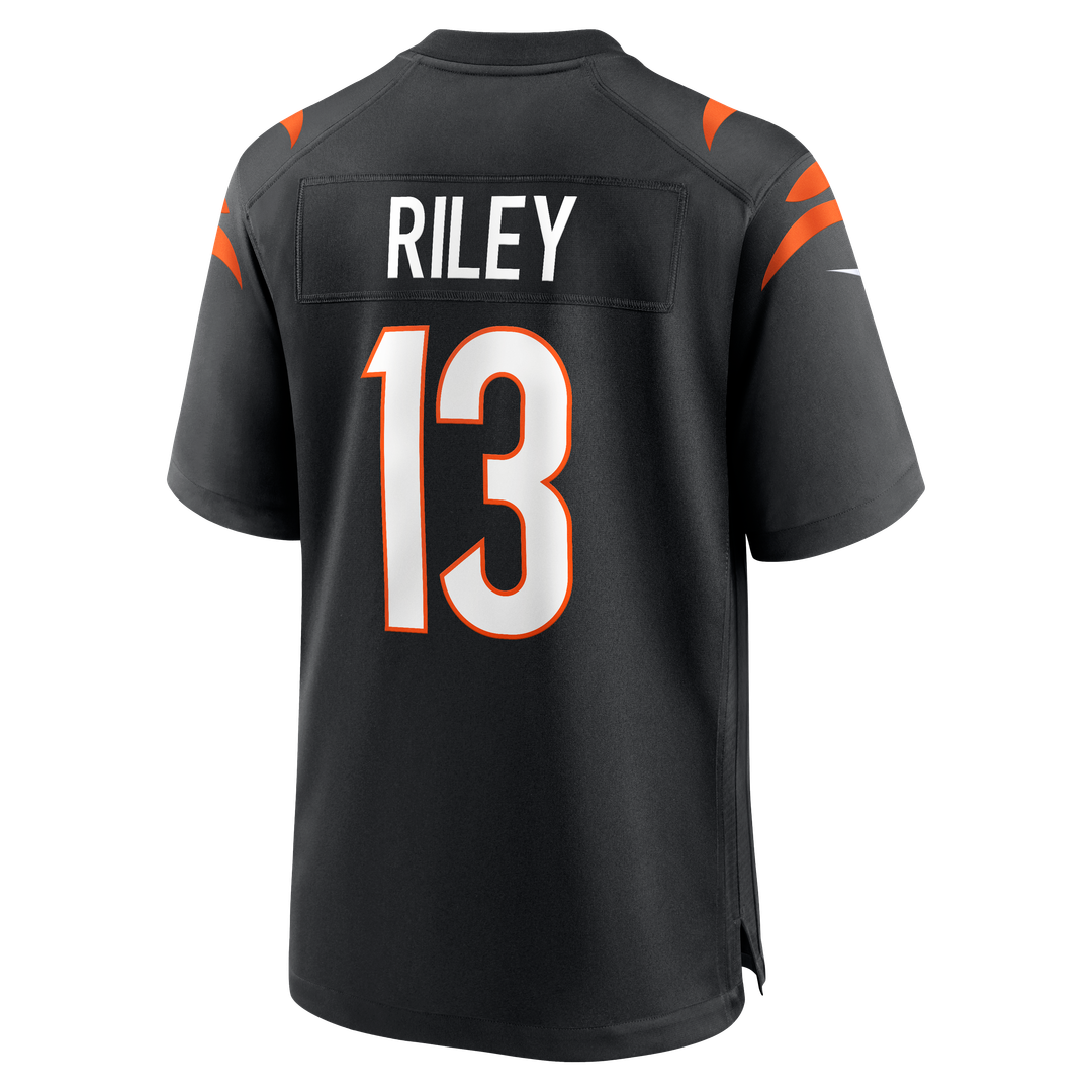 Ken Riley Cincinnati Bengals Black Retired Player Game Jersey