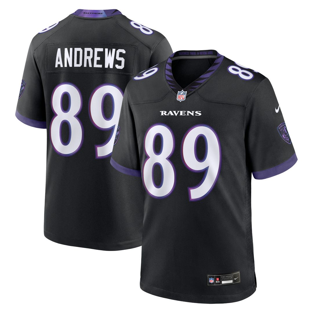 Mark Andrews Baltimore Ravens Black Alternate Game Jersey