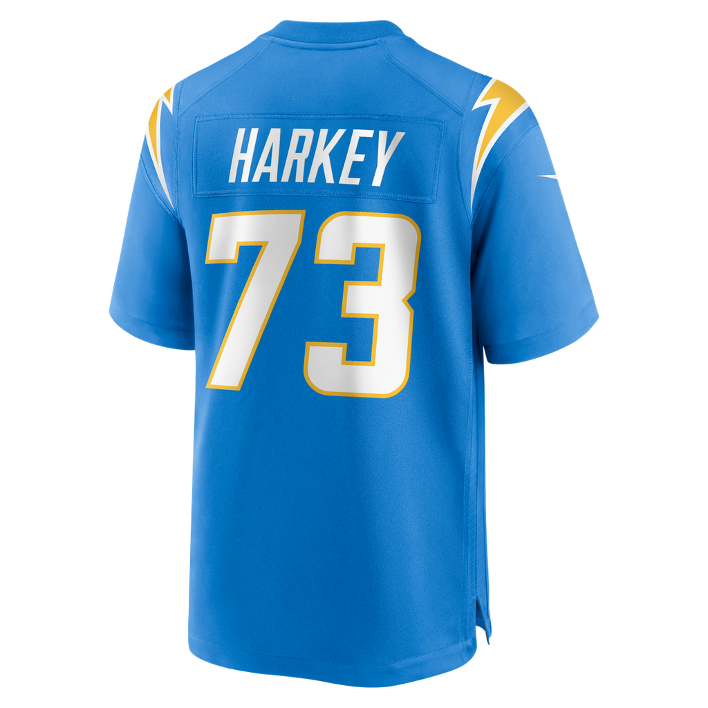 Alex Harkey Los Angeles Chargers Powder Blue Team Game Jersey