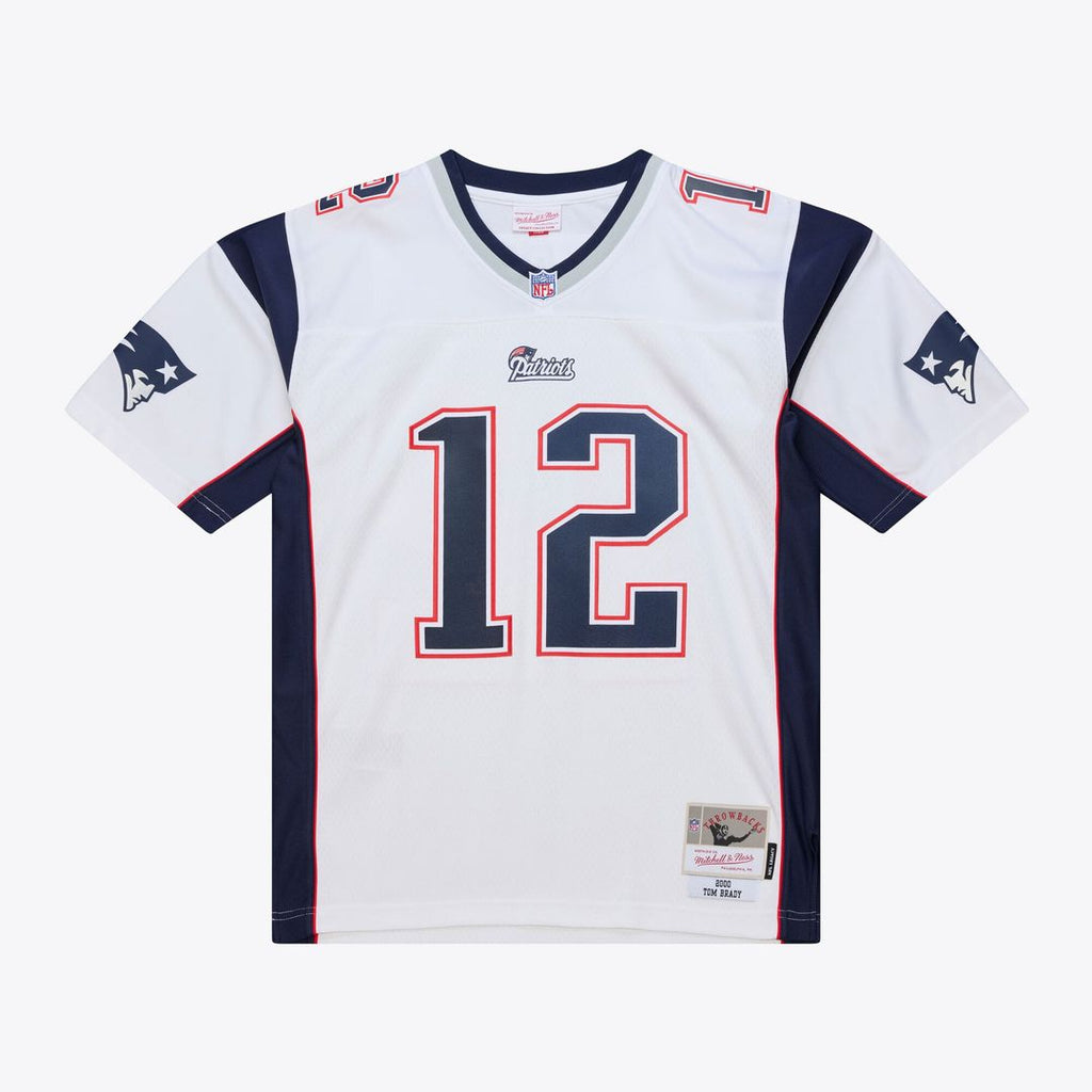 Tom Brady New England Patriots White 2000 Legacy Replica Jersey