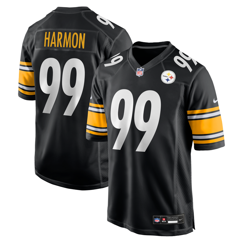 Derrick Harmon Pittsburgh Steelers Black Game Player Jersey