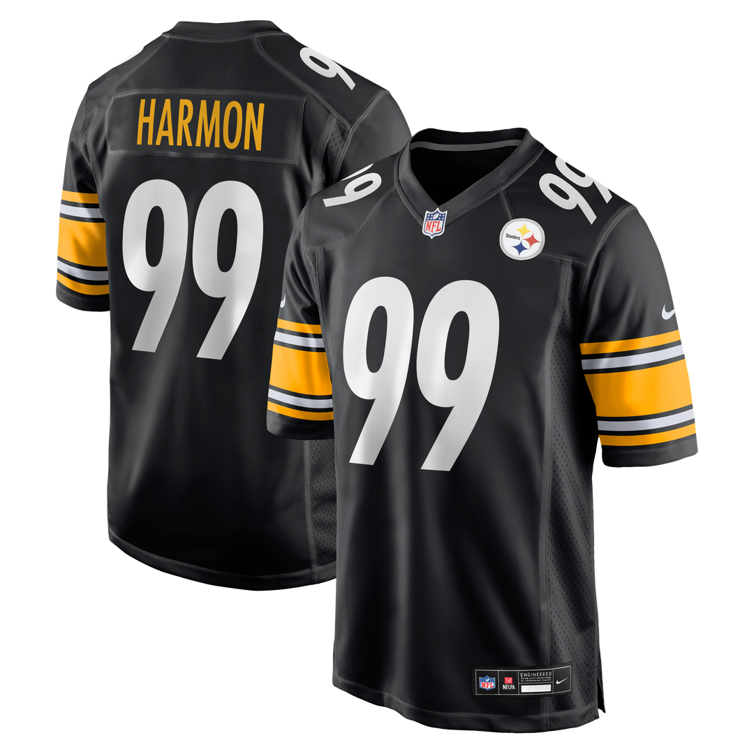 Derrick Harmon Pittsburgh Steelers Black Game Player Jersey