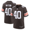 Nathaniel Watson Cleveland Browns Brown Team Game Jersey