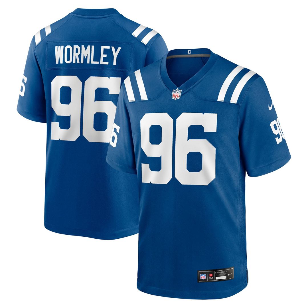Chris Wormley Indianapolis Colts Royal Team Game Jersey