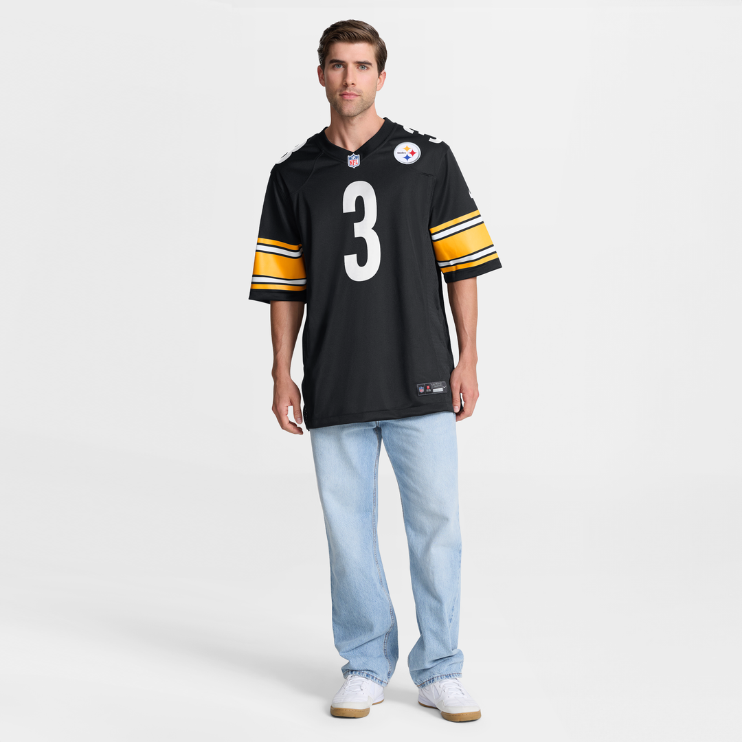 Jaquan Brisker Pittsburgh Steelers Black Team Game Jersey