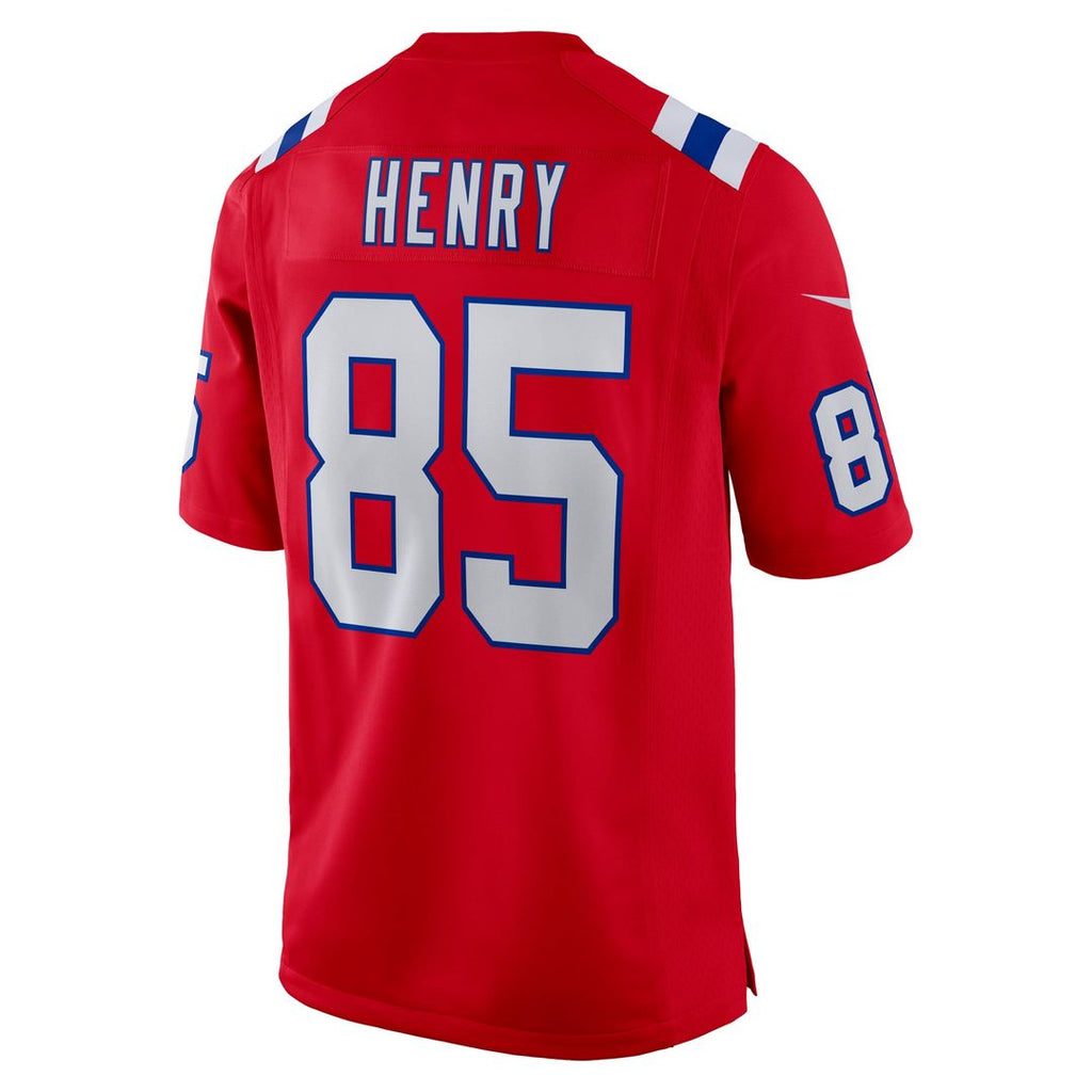 Hunter Henry New England Patriots Red Game Alternate Jersey