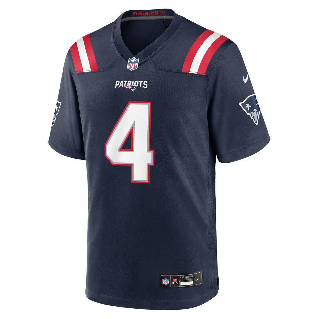 Craig Woodson New England Patriots Navy Team Game Jersey