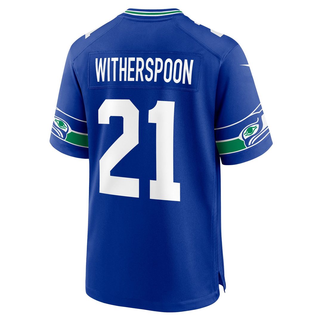 Devon Witherspoon Seattle Seahawks White Game Jersey