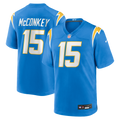 Ladd McConkey Los Angeles Chargers Powder Blue Player Game Jersey