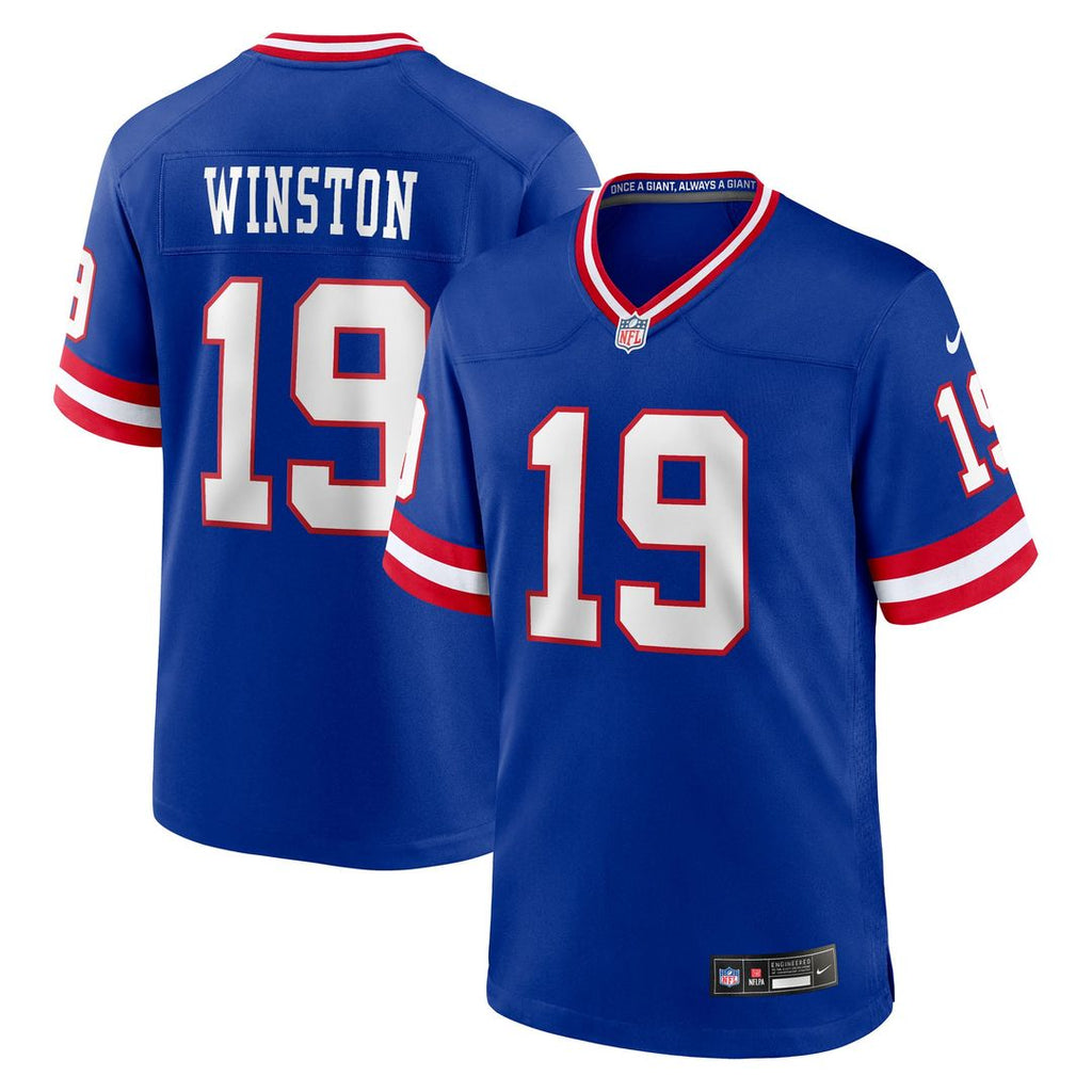 Jameis Winston New York Giants Royal Alternate 2 Game Jersey