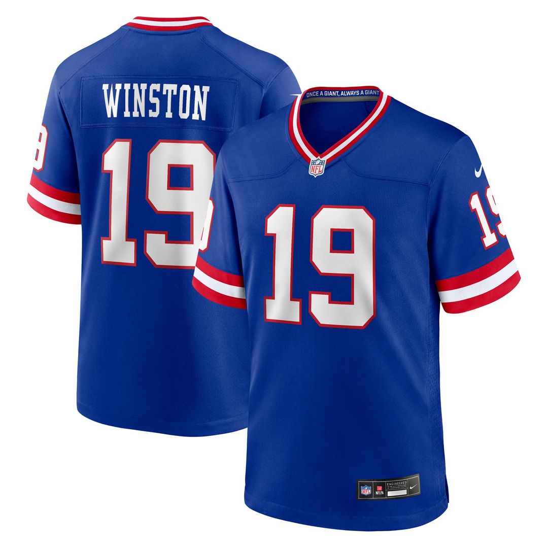 Jameis Winston New York Giants Royal Alternate 2 Game Jersey