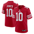 Mac Jones San Francisco 49ers Scarlet Team Game Jersey