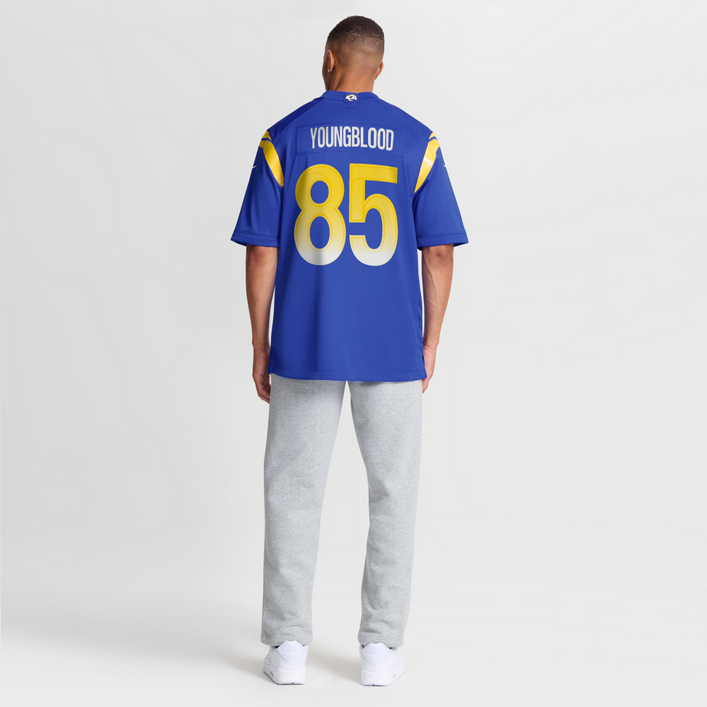Jack Youngblood Los Angeles Rams Royal Game Retired Player Jersey