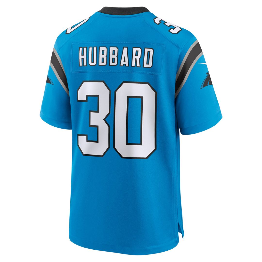 Chuba Hubbard Carolina Panthers Black Team Game Jersey