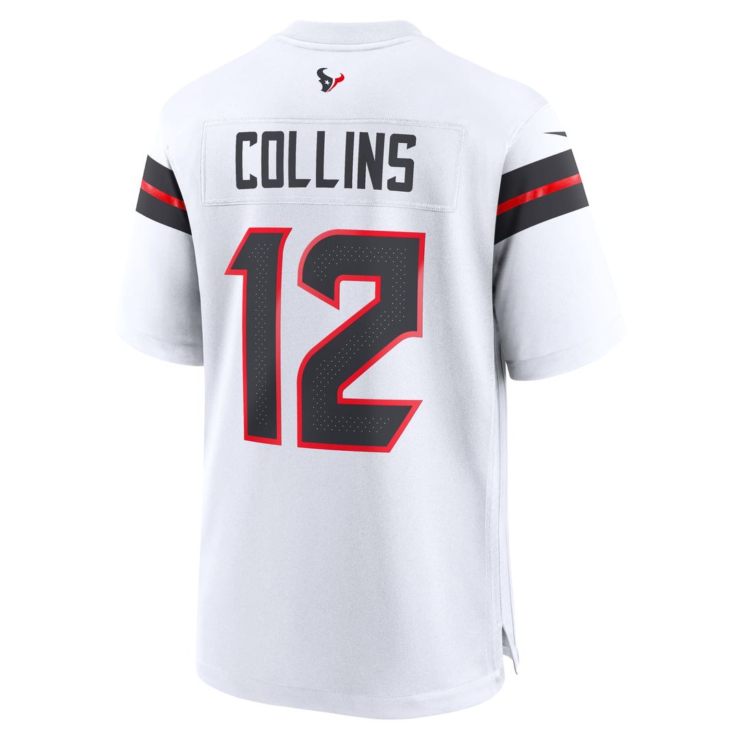 Nico Collins Houston Texans White Game Jersey
