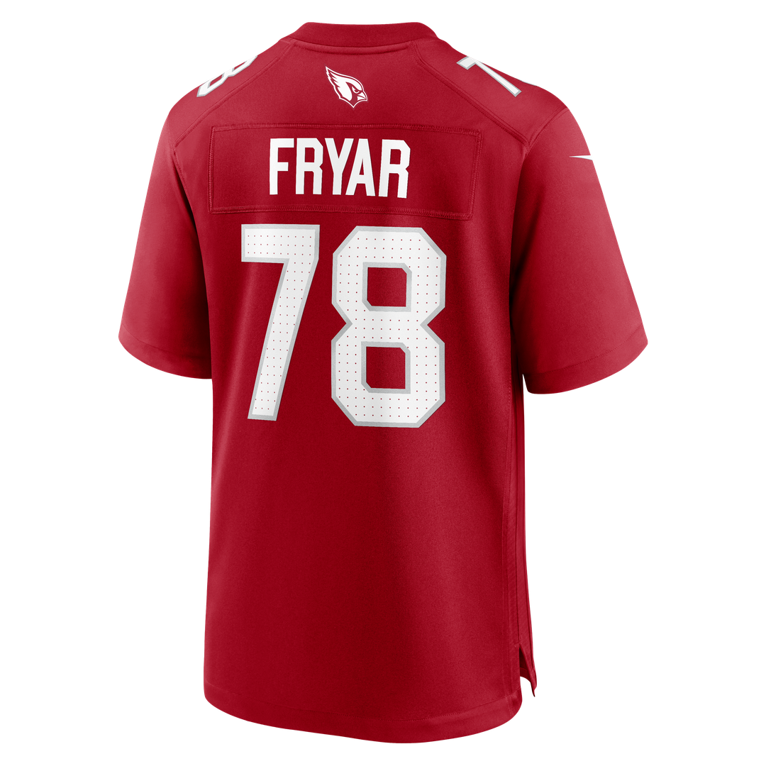 Josh Fryar Arizona Cardinals Cardinal Team Game Jersey