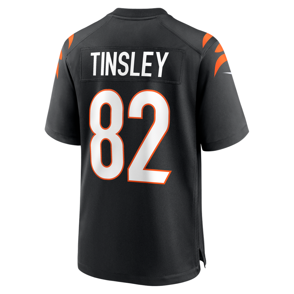 Mitchell Tinsley Cincinnati Bengals Black Team Game Jersey