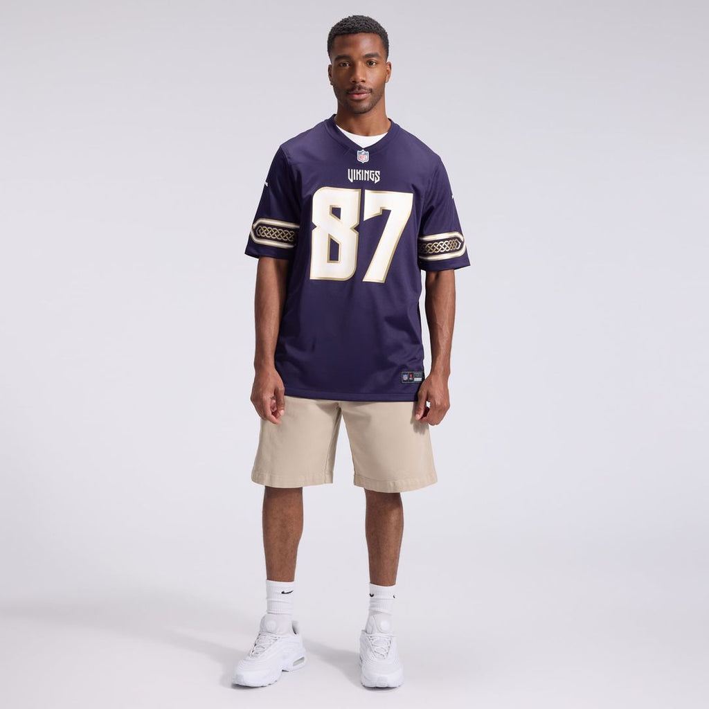 T.J. Hockenson Minnesota Vikings Purple 2026 Rivalries Collection Game Jersey
