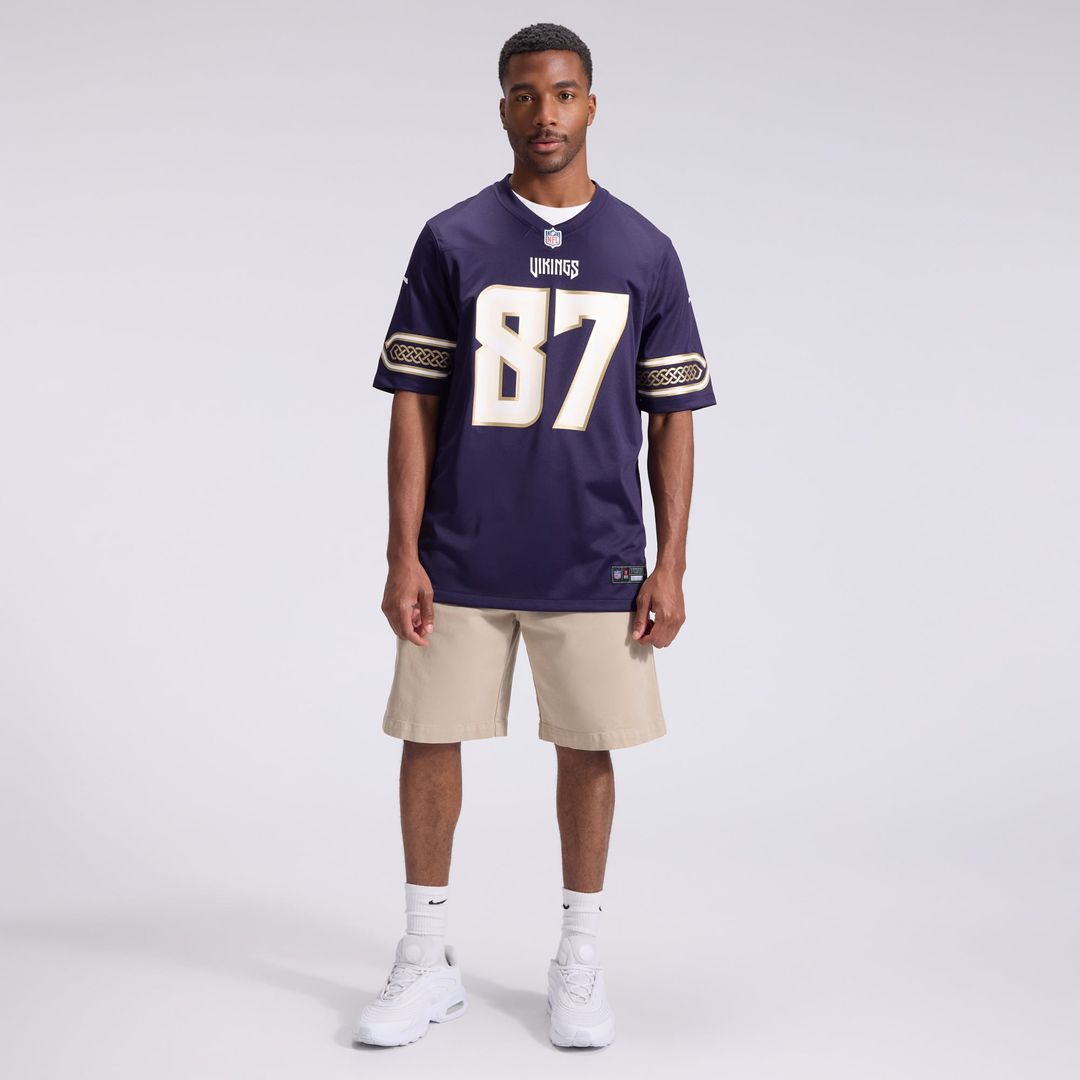 T.J. Hockenson Minnesota Vikings Purple 2026 Rivalries Collection Game Jersey