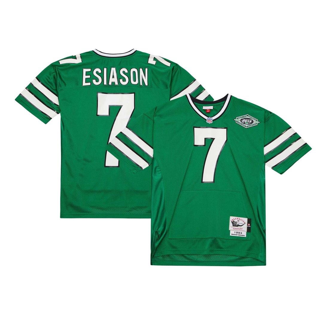 Boomer Esiason New York Jets Kelly Green 1993 Authentic Throwback Retired Player Pocket Jersey