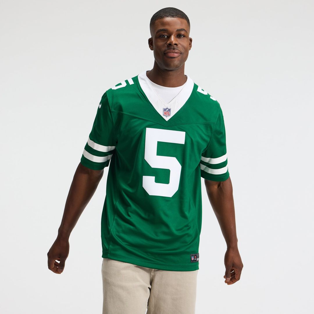 Garrett Wilson New York Jets Legacy Green Team Vapor F.U.S.E. Stitched Limited Jersey