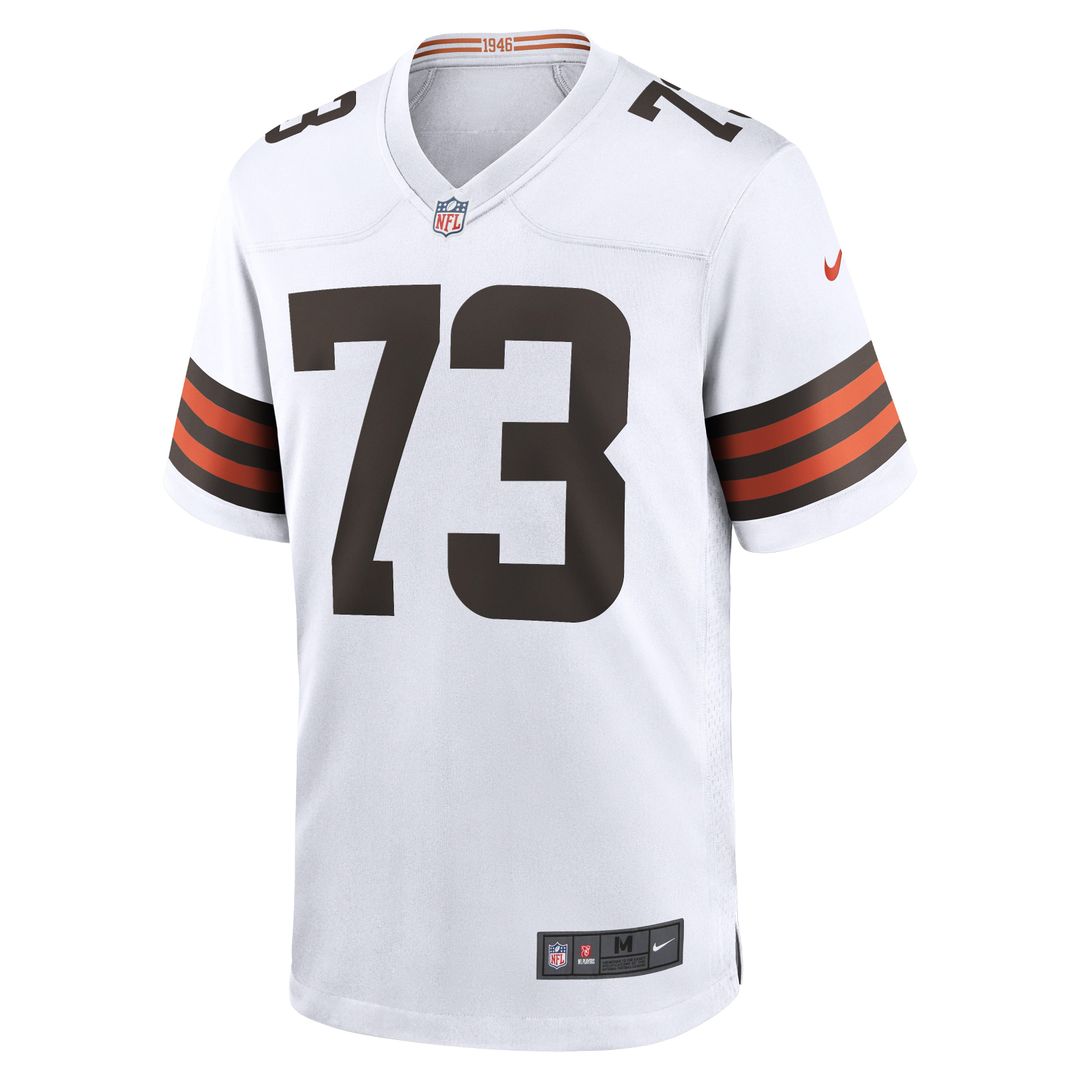 Joe Thomas Cleveland Browns White Retired Game Player Jersey