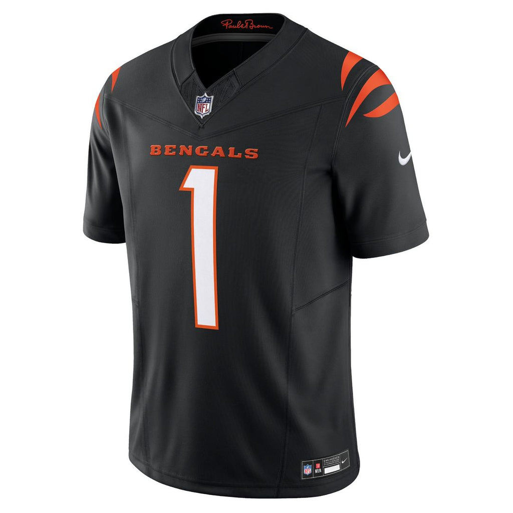 Ja'Marr Chase Cincinnati Bengals Black Vapor F.U.S.E. Limited Jersey