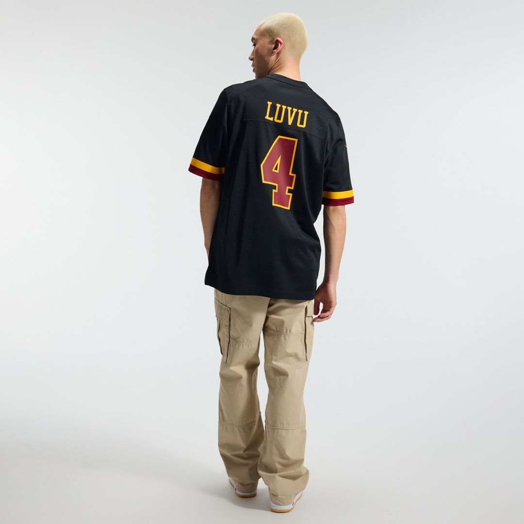 Frankie Luvu Washington Commanders Black Hail Raiser Alternate Game Jersey