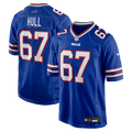 Kent Hull Buffalo Bills Royal Game Retired Player Jersey