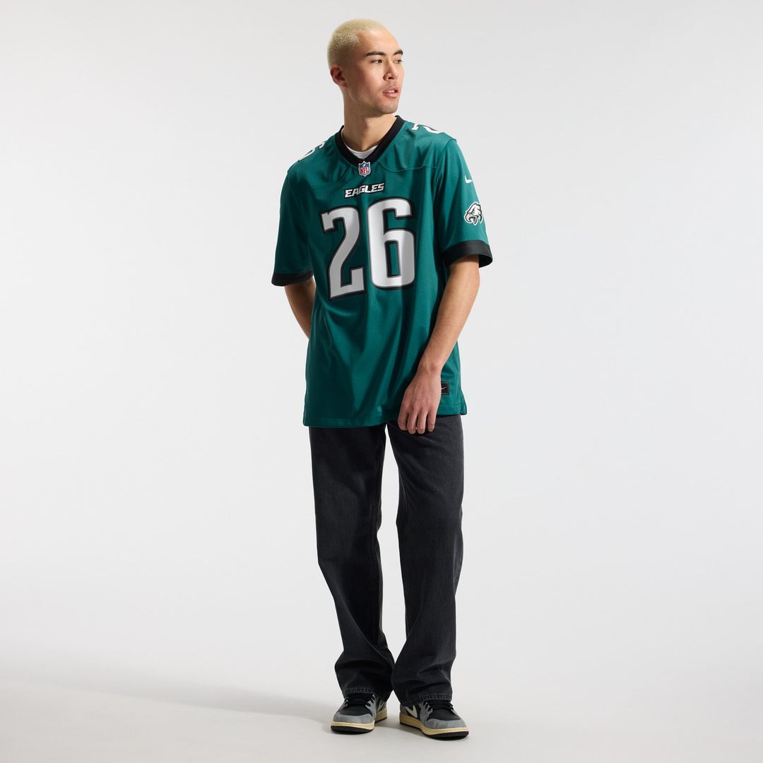 Saquon Barkley Philadelphia Eagles Kelly Green Alternate Game Jersey