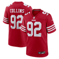 Alfred Collins San Francisco 49ers Scarlet Team Game Jersey