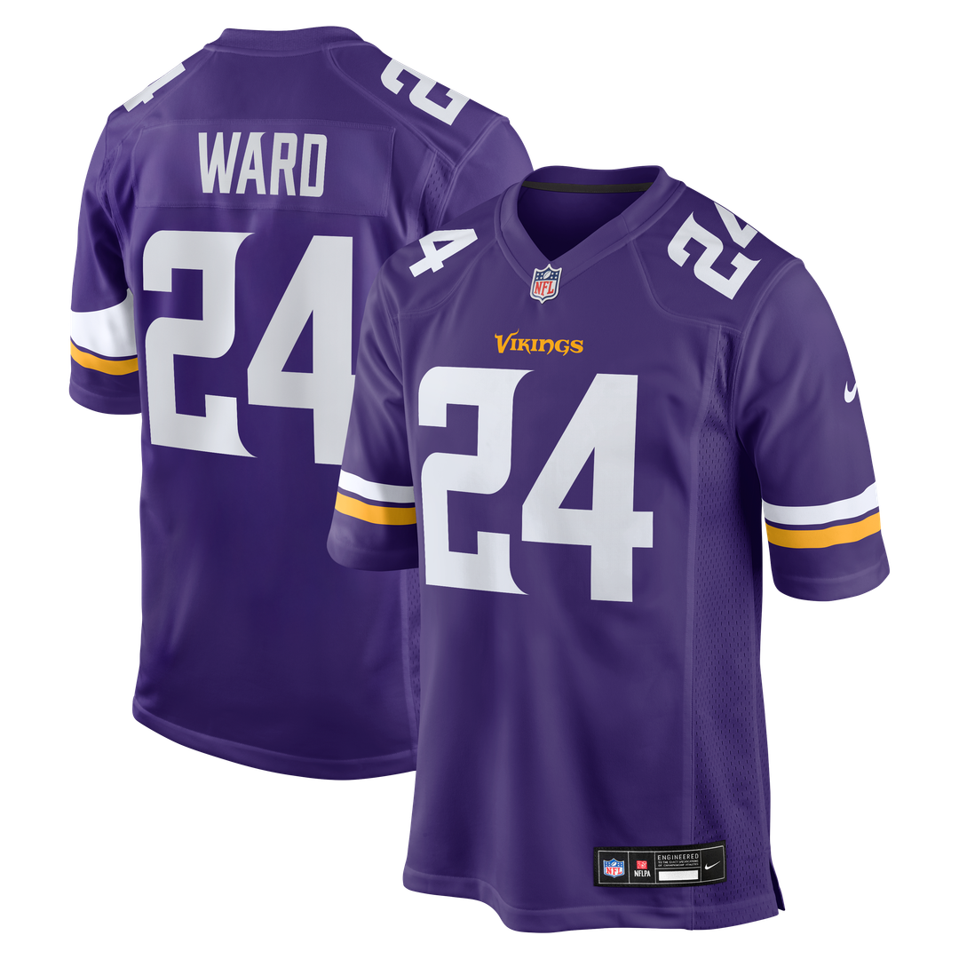 Jay Ward Minnesota Vikings Purple Team Game Jersey