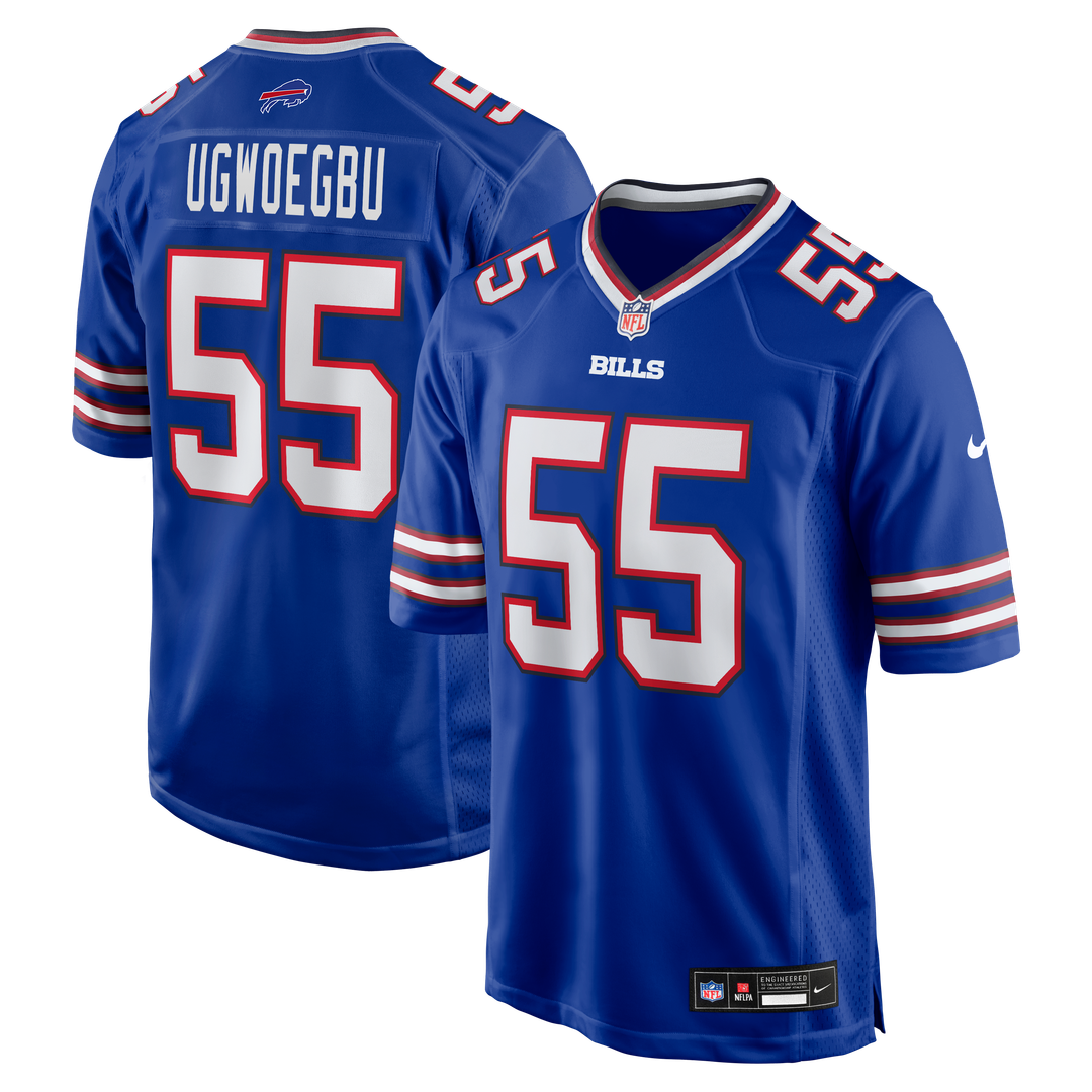 David Ugwoegbu Buffalo Bills Royal Game Jersey