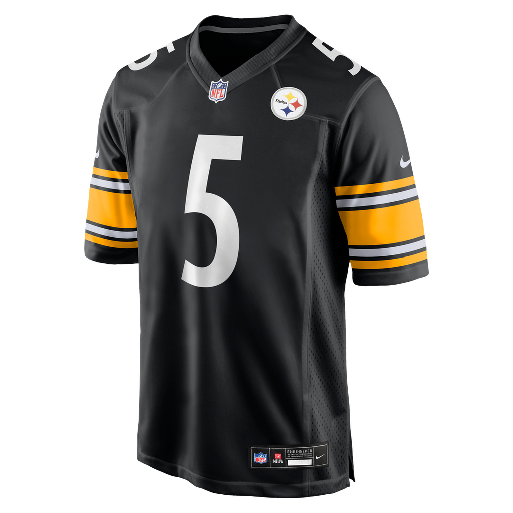 Cameron Johnston Pittsburgh Steelers Black Game Jersey