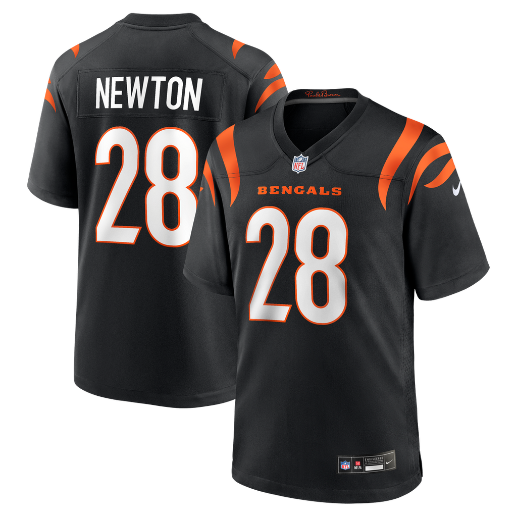 Josh Newton Cincinnati Bengals Black Game Jersey