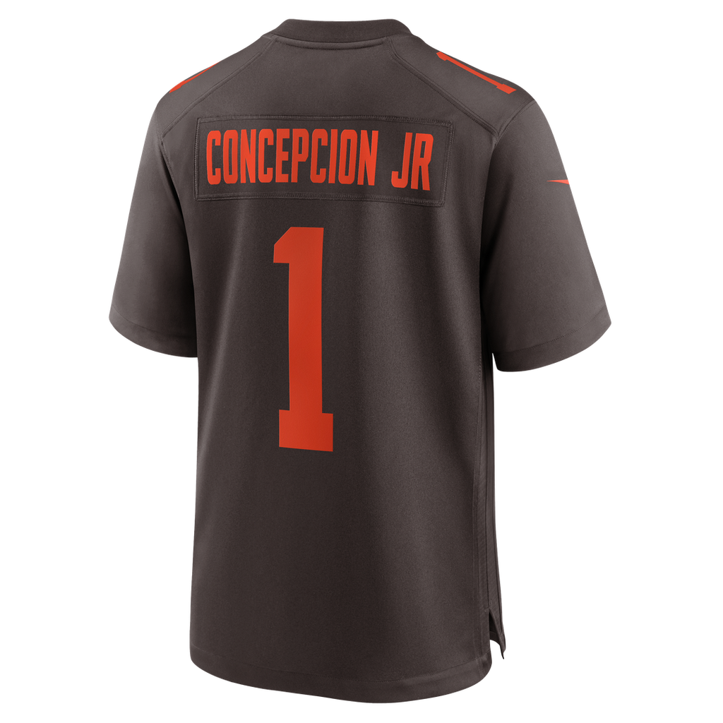 KC Concepcion Jr. Cleveland Browns Brown Alternate Game Jersey