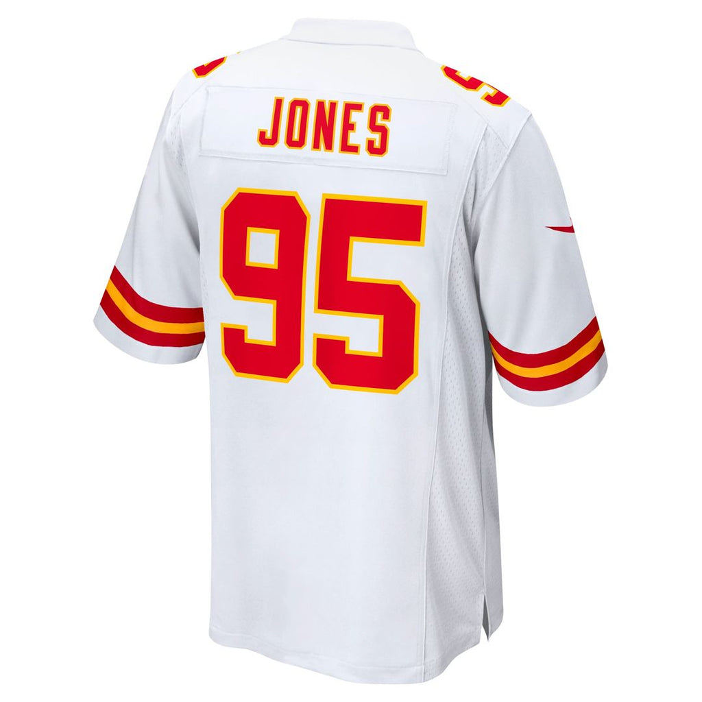 Chris Jones Kansas City Chiefs White Game Jersey