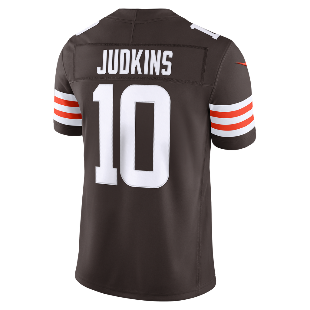 Quinshon Judkins Cleveland Browns Brown Team Vapor F.U.S.E. Stitched Limited Jersey